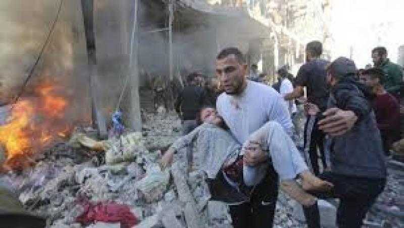 استشهاد 14 فلسطينيا فى قصف إسرائيلى على رفح ومخيم النصيرات بقطاع غزة