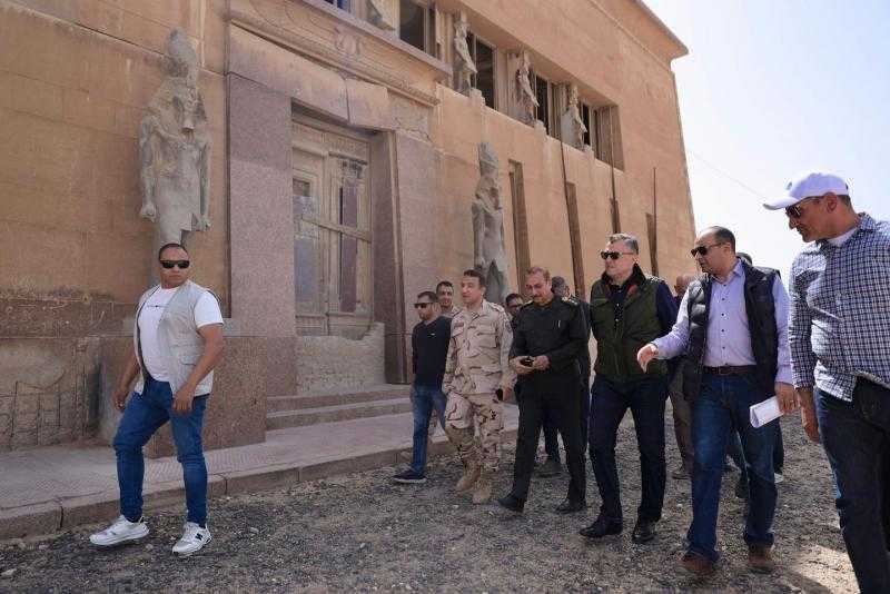 وزير السياحة والآثار يتابع الموقف العام لجاهزية تشغيل المتحف المصري الكبير