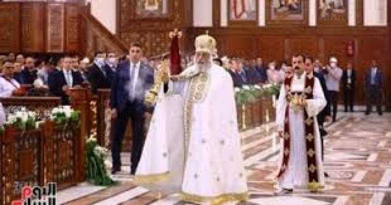 البابا تواضروس الثانى يترأس قداس عيد القيامة المجيد الليلة بالعباسية