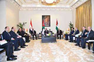 قمة ثلاثية بين مصر والأردن وفلسطين بمشاركة السيد الرئيس عبد الفتاح السيسي