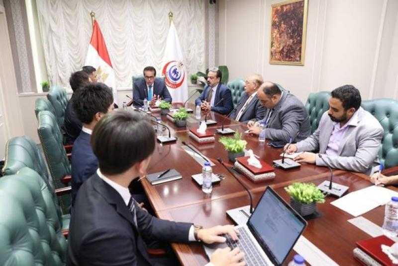 ووزير الصحة يستقبل وفد من الأكاديميين بجامعة «كوكيشان» اليابانية لمتابعة الخطة التدريبية للمسعفين المصريين