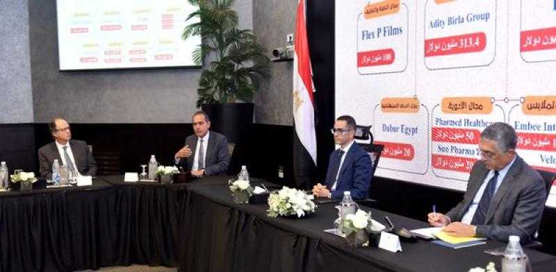 وزير الاستثمار والتجارة الخارجية يلتقي أعضاء مجلس الأعمال المصري الهندي