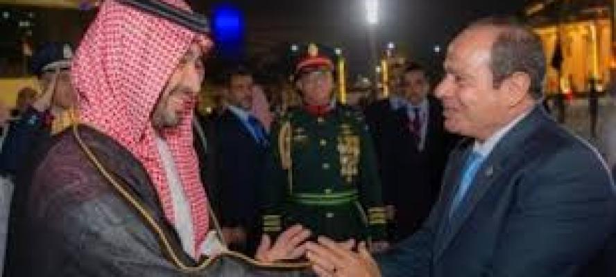 الرئيس السيسي يودع ولى العهد السعودى قبل عودته للعاصمة الرياض